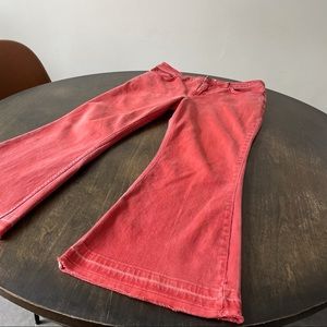 Free People High-waisted Crop Flare Jeans 30